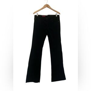AG Adriano Goldschmied  The Angel Bootcut Black Corduroy Pants Size 31R